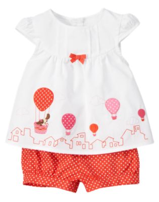Puppy Hot Air Balloon Two-Piece Set