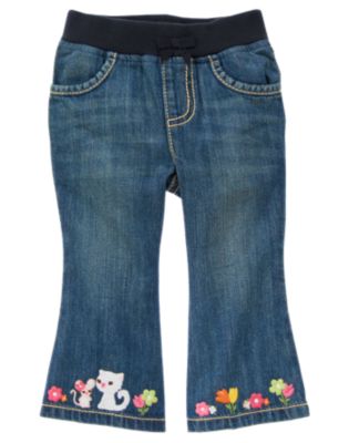 Kitty & Mouse Blossom Jean