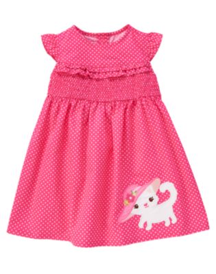 Stylish Kitty Dot Dress