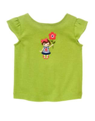 Bow Girl & Flower Top
