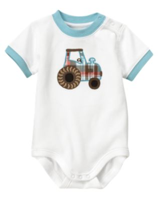 Plaid Tractor Bodysuit