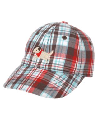 Dog Plaid Baseball Cap