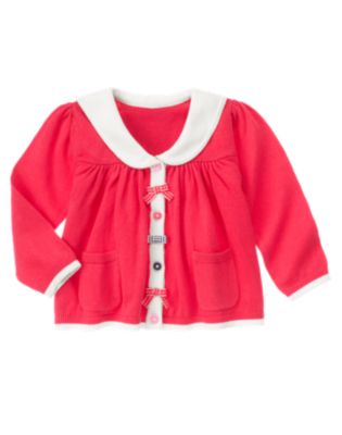 Bow Sailor Sweater Cardigan