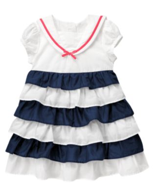 Ruffle Sailor Dress