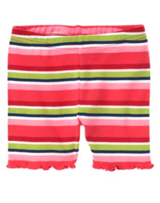Stripe Bike Short