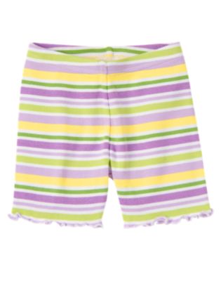 Stripe Bike Short