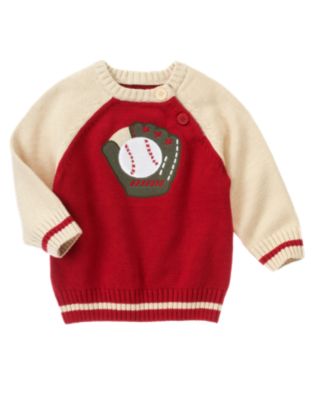 Baseball Glove Sweater