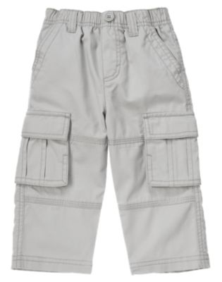 Pull-On Corduroy Cargo Pant