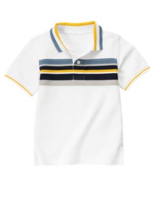 Chest Stripe Polo Shirt