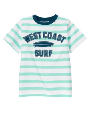 West Coast Surf Stripe Tee