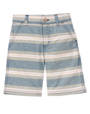 Sunwashed Stripe Short