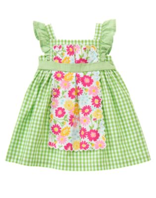 Gingham Apron Dress