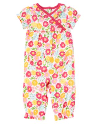 Flower Print One-Piece