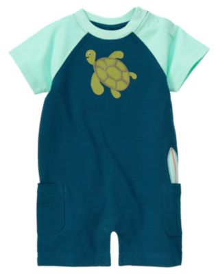 Sea Turtle Surfboard One-Piece