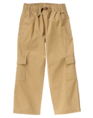 Drawstring Canvas Cargo Pant