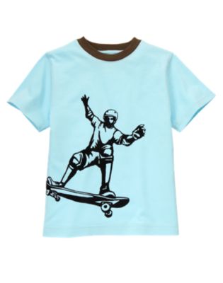 Skateboarder Ringer Tee