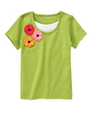 Corsage Poppy Layered Tee