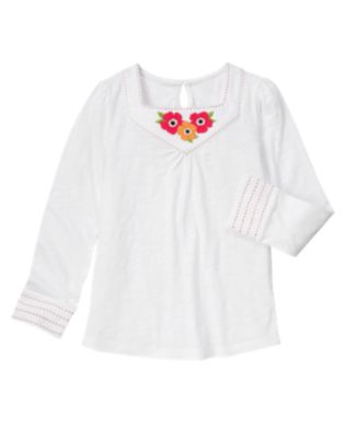Poppy Pickstitched Tunic Top