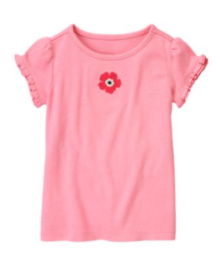 Poppy Ruffle Sleeve Tee