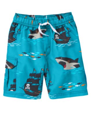 Pirate Ship Swim Trunk