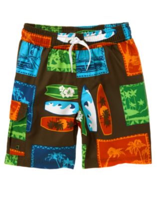 Island Surf Swim Trunk