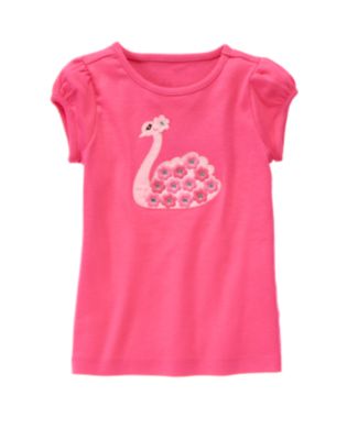 Gem Flower Swan Tee