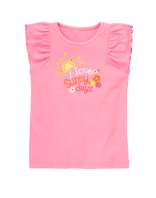 Gem Sunny Days Flutter Sleeve Tee