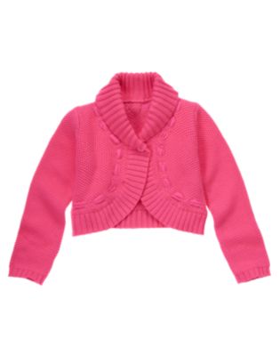Shawl Collar Crop Sweater Cardigan