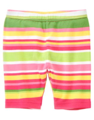 Stripe Bike Short