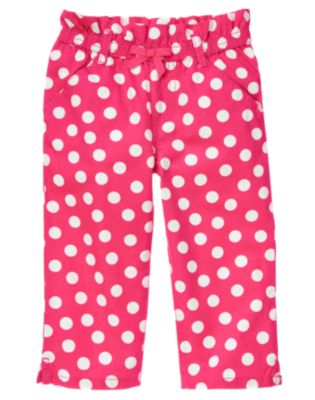 Bow Dot Capri Pant