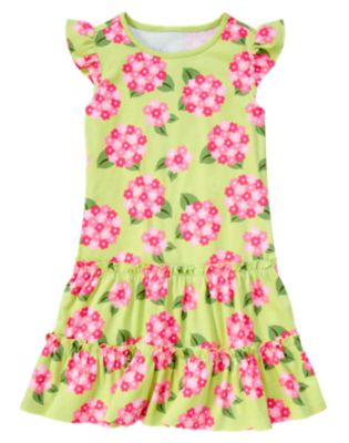 Hydrangea Ruffle Dress