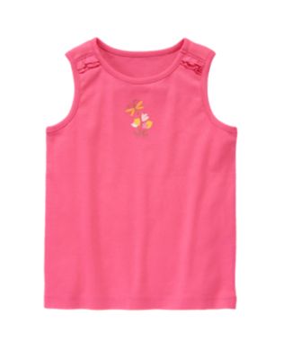 Flower Dragonfly Tank Top