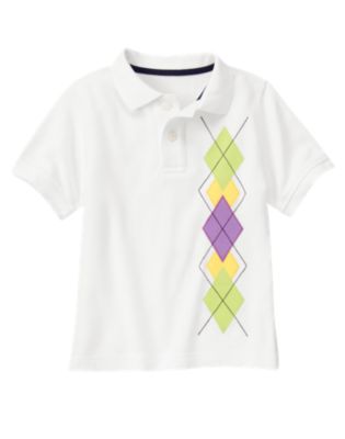 Argyle Pique Polo Shirt