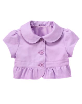 Ruffle Crop Jacket