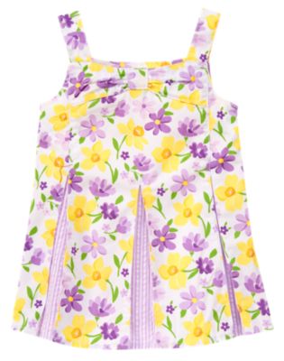 Daffodil Violet Pleated Top