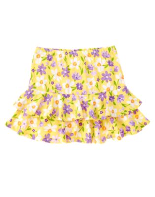 Daffodil Violet Tiered Skort
