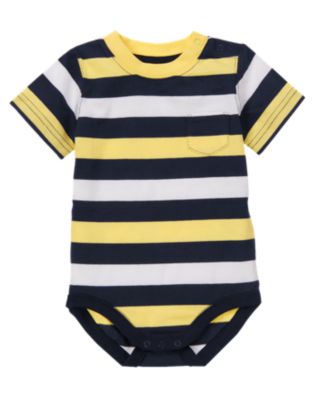 Pocket Stripe Bodysuit
