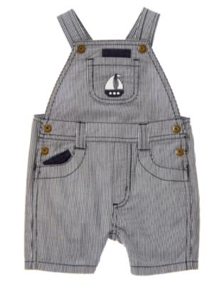 Sailboat Ottoman Stripe Overall