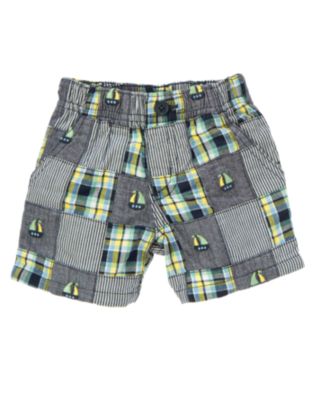 Sailboat Patchwork Short