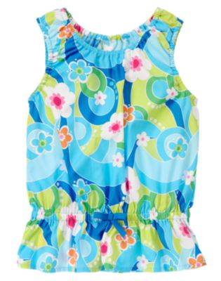Bow Flower Swirl Top