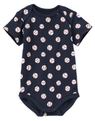 Baseball Print Bodysuit