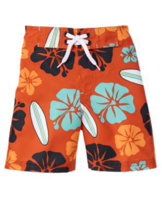 Surf Floral Swim Trunk