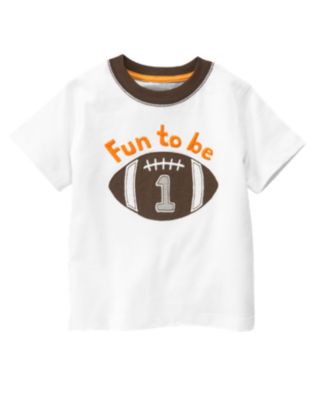 1st Birthday Football Tee