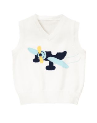 Sea Plane Sweater Vest