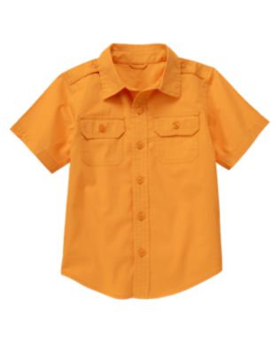 Button Tab Pocket Shirt