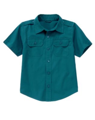 Button Tab Pocket Shirt