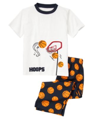 Basketball Two-Piece Pajama Set
