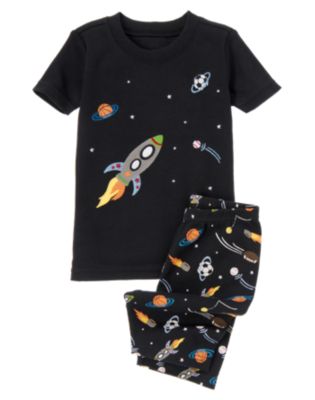 Rocket Ship Shortie Two-Piece Gymmies&reg;