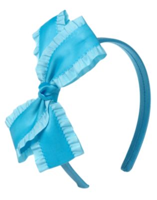 Ruffle Bow Headband
