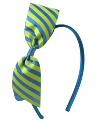 Stripe Bow Headband